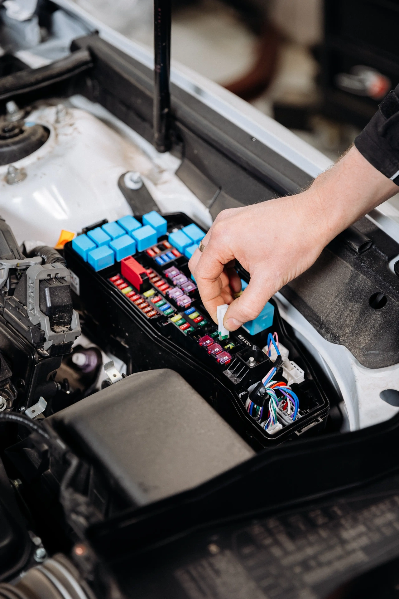 Inside the VoltAuto Electrics workshop